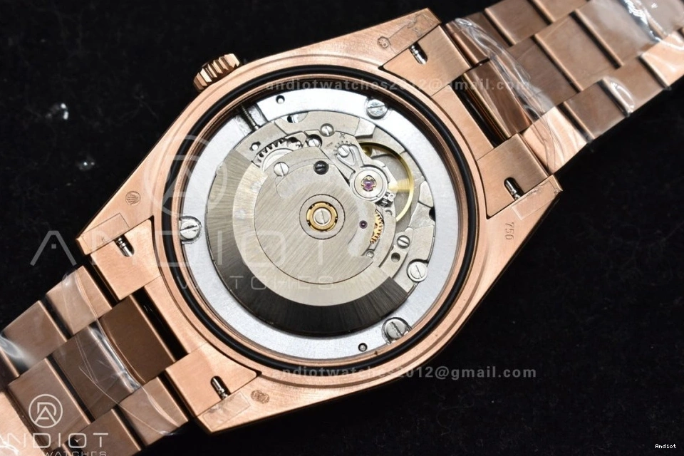 Bracelet President GMF RG 40 DayDate Dial A2836 V2 Crystal Steel On RG 904L Markers Plated 0303